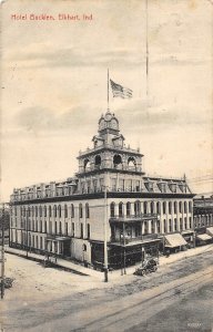 Hotel Bucklen Elkhart Indiana 1907 postcard