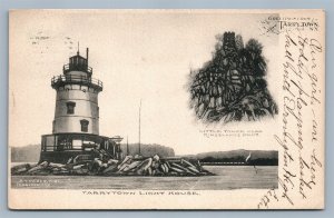 TARRYTOWN NY LIGHTHOUSE ANTIQUE POSTCARD 