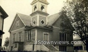 Real Photo, Manson St. M.E. Church - Pittsfield, Maine ME  