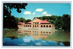 Vintage Washington Park Lake House Postcard P135E