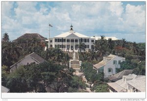 Front of Government House, Nassau, Bahamas, 1940-60s