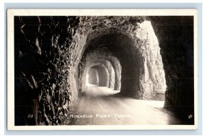 Vintage RPPC Motchells Point Tunnel. Postcard P129E