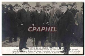 Old Postcard Jet Aviation Disaster race Paris Madrid May 21, 1911 Minister of...