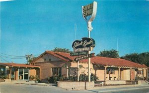 New Mexico Carlsbad Motel Stevens Silver Spur Restaurant Postcard 22-4818