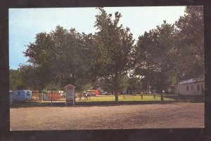 TUCUMCARI NEW MEXICO ROUTE 66 CORAL CAMPSITE CAMPING ADVERTISING POSTCARD