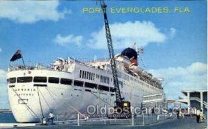 Port Everglades, Florida, USA Steamer Ship Unused 