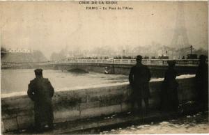 CPA PARIS Crue de la Seine 1910 Pont de l'Alma (860041)