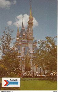 DISNEYWORLD , Orlando , Florida , 1960s ; Cinderella's Castle : AMTRAK