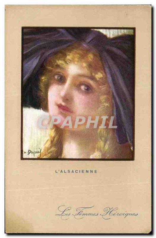 Old Postcard Fantasy Illustrator Dupuis L & # 39Alsacienne Alsace