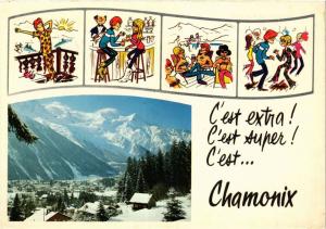 CPM CHAMONIX - Mont-Blanc - collage (216282)
