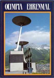 Postcard Austria Innsbruck - Olympic Victory Memorial at Bergisel