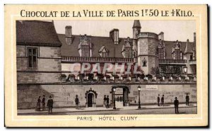 Chromo Chocolate Of The City Of Paris Paris Hotel Cluny