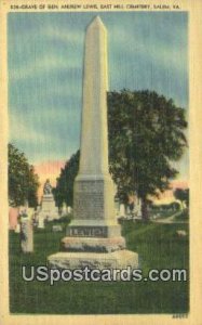 Grave of Gen Andrew Lewis - Salem, Virginia