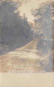 Road to Laurel Crest Farm - Glen Wild, New York NY Postcard