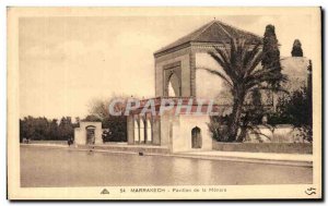 Old Postcard Pavillion Marrakech Menara