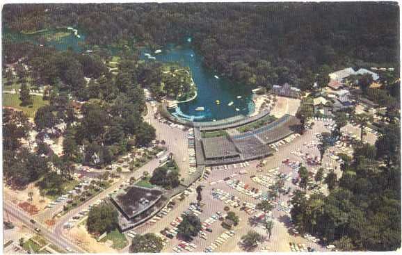 Air View of Florida's Silver Springs FL, Chrome