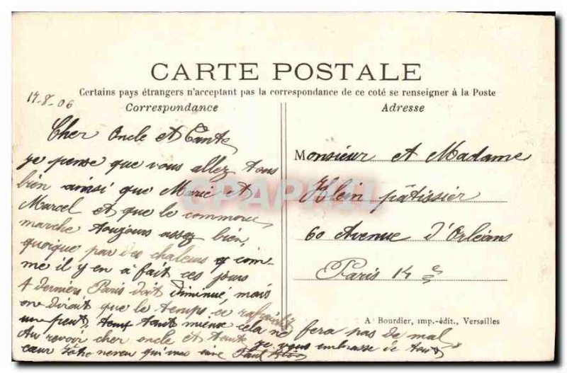 Old Postcard Rambouillet Military School