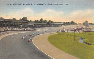 Pacing Lap, Start of Race, Motor Speedway Automobile Racing, Race Car Unused 