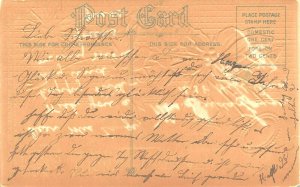 THE TURQUOISE~A HAPPY BIRTHDAY~MONTH OF DECEMBER WITH POEM-GILT POSTCARD