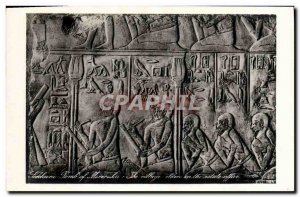 Postcard Ancient Egypt Sakkara Egypt Tomb