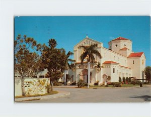 Postcard Beautiful St. Patricks Catholic Church in Miami Beach Florida USA