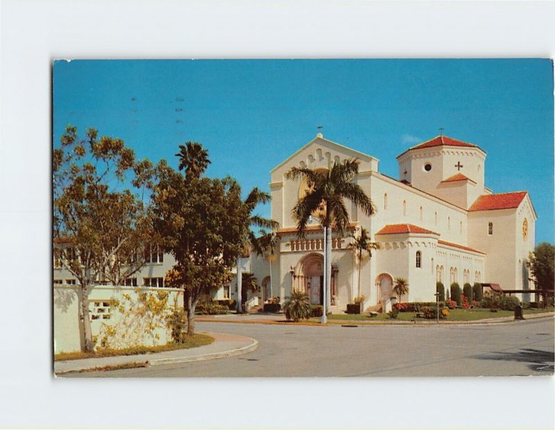 Postcard Beautiful St. Patricks Catholic Church in Miami Beach Florida USA