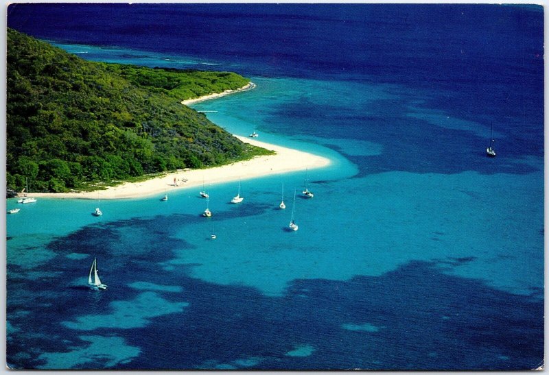 VINTAGE POSTCARD CONTINENTAL SIZE ST. CROIX U.S. VIRGIN ISLANDS MAILED 1987