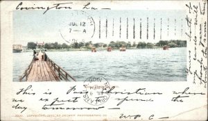 Pass Christian Mississippi MS Dock c1900 Detroit Publishing Private Mailing Card