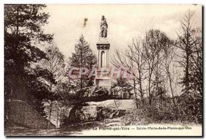 Modern Postcard La Pierre qui Vire St. Mary of Peter Vire