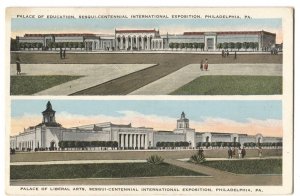 Postcard Palace Education Sesqui Centennial International Expo Philadelphia PA