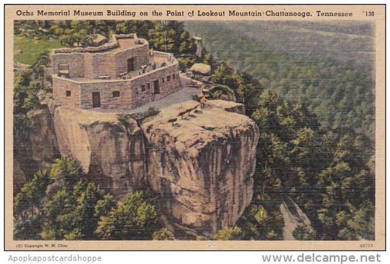 Tennessee Chattanooga Ochs Memorial Museum Building On The Point Of Lookout M...