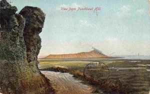 View from Punchbowl Hill Hawaii 1909 postcard