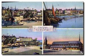 Modern Postcard Honfleur Sainte Catherine Church