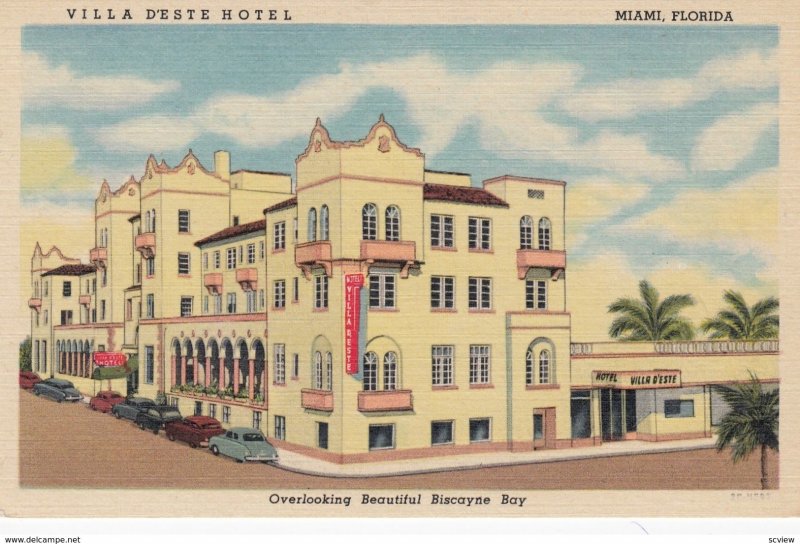 MIAMI , Florida , 30-40s ; Villa D'Este Hotel