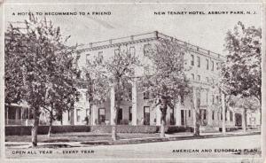 New Tenney Hotel, Asbury Park NJ, c1938 Vintage Postcard F18