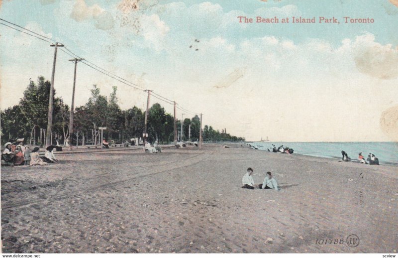 TORONTO , Ontario , Canada , 00-10s ; Beach at Island Park