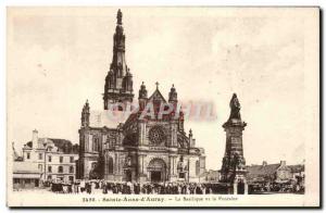 Old Postcard St. Anee Dauray Basilica And Fountain