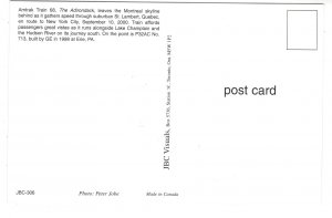 Amtrak Railway Train 68, Montreal, Quebec 2000