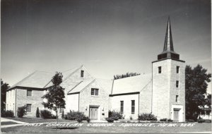 Real Photo Postcard First Christian Church in Fremont, Nebraska