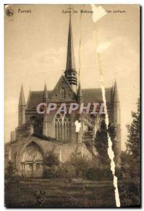 Old Postcard Furnes Eglise Ste Waiburg
