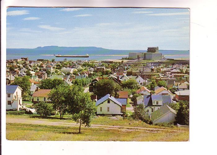 Grain Boat Behind Great Cityview, Thunder Bay, Ontario, Photo JL Gibbons 