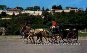 Horse-Drawn Carriages - Mackinac Island, Michigan MI  