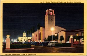 Linen PC Union Railroad Train Station Post Office in Los Angeles, California