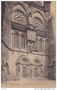 STRASBOURG, La cathedrale, Portait Meridional, Alsace, France, 00-10s