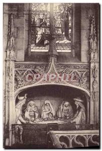 Old Postcard Neuchatel en Bray Church of Our Lady the sepulcher