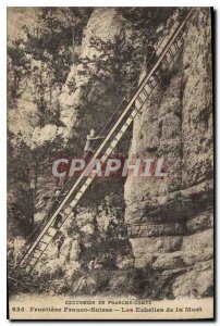 Old Postcard Tour in Franche Comte Frontiere Franco Suisse Ladders of Death