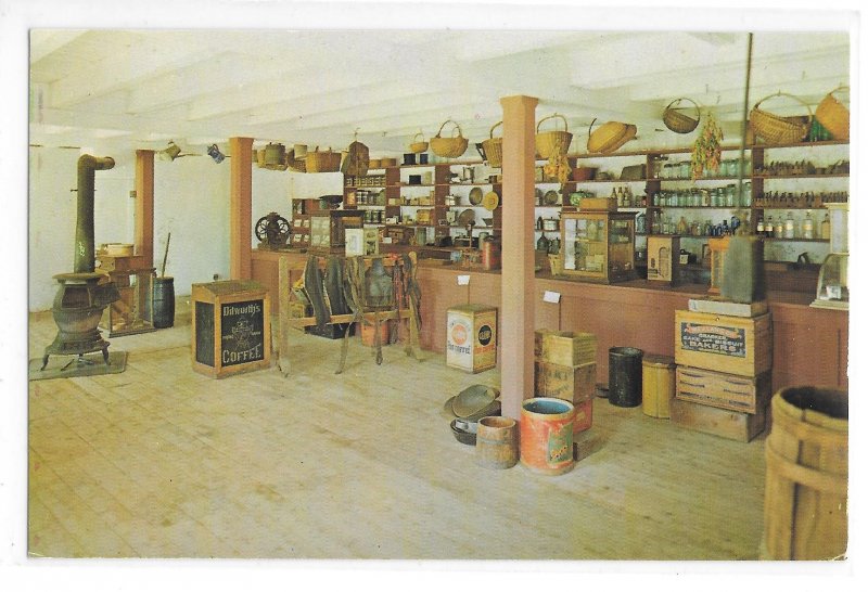 Batsto New Jersey Interior General Store Vintage Jack Freeman NJ Postcard