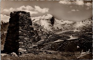 Col De L'Iseran France Real Photo Postcard PC267