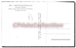 Old Postcard Saint Riquier Abbey auxiliaries clergy