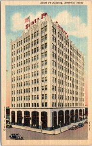 postcard - TX - Sante Fe Building, Amarillo, Texas